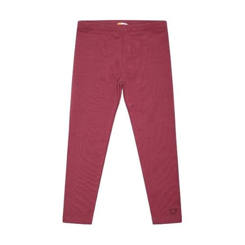 Steiff Girl's lang Leggings, Maroon, 128 von Steiff