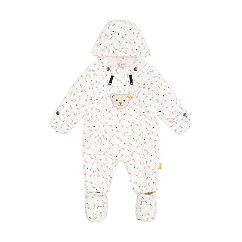 Steiff Girls Baby Classic Outerwear Snowsuit, Cloud Dancer, 80 von Steiff