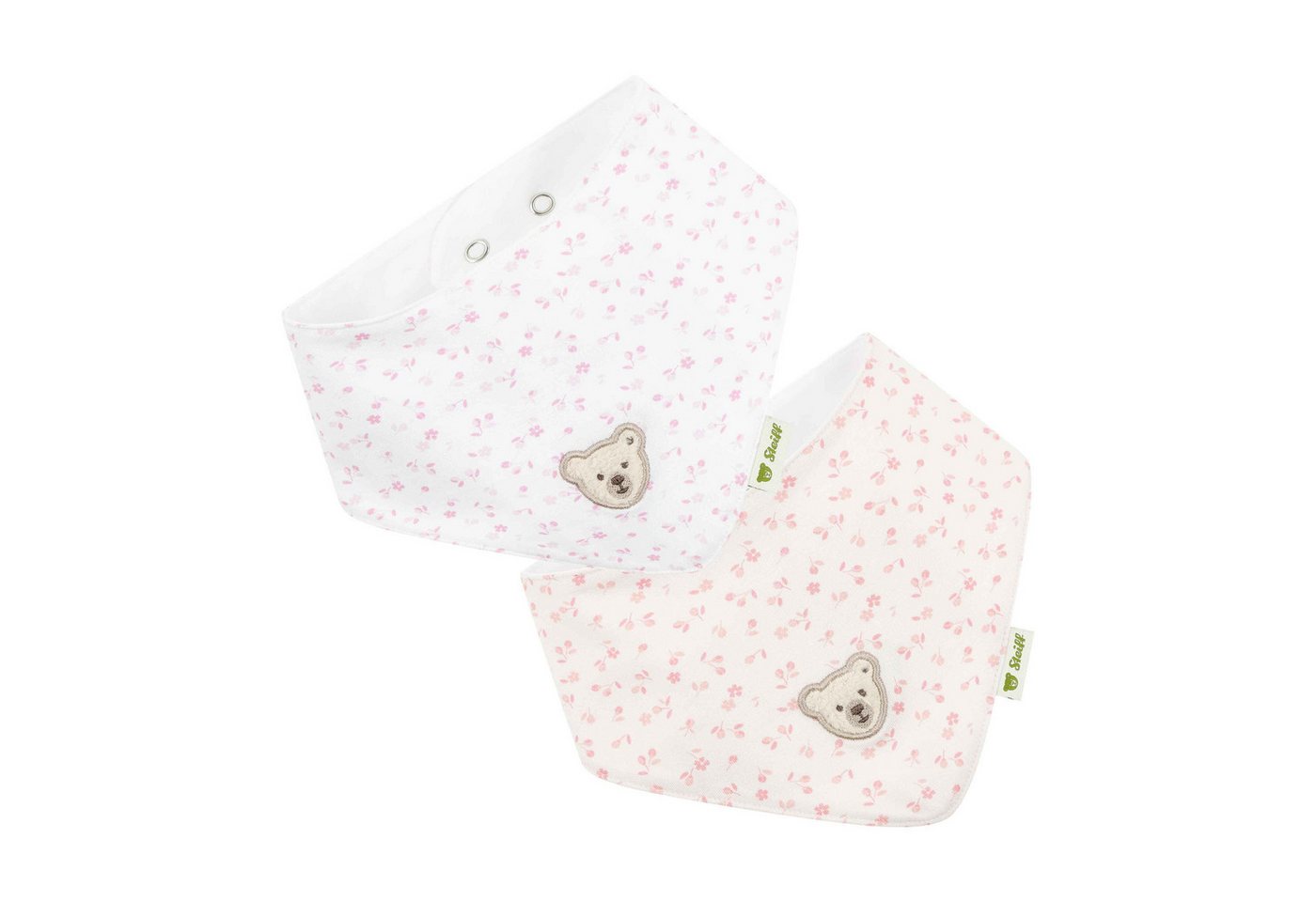 Steiff Halstuch Halstuch 2er Pack Baby Wellness, gefüttert von Steiff