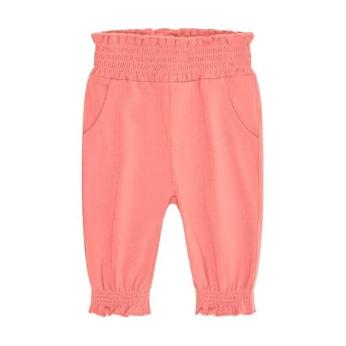 Steiff Hose EU Größe 68 Fusion Coral, Kinder Hose, Babyhose für jeden Anlass, lockere Bequeme Passform, waschmaschinenfest von Steiff