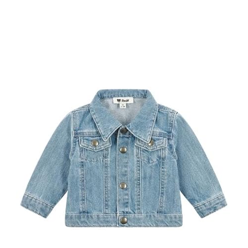 Steiff Jeansjacke EU Größe 80 colony blue, Outdoor Jacke, Sommerjacke für Kinder, Kinderjacke im coolen Jeanslook, warm und bequem, waschmaschinenfest Steiff Jeansjacke EU Größe 80 colony blue, Outdoor Jacke, Sommerjacke für Kinder, Kinderjacke im coolen Jeanslook, warm und bequem, waschmaschinenfest von Steiff