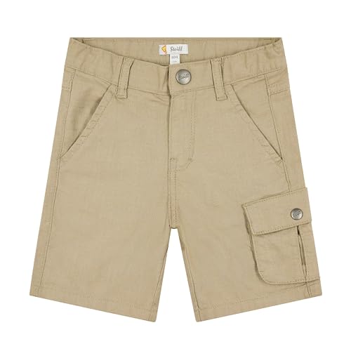 Steiff Jungen Bermudas/Shorts, Aligator Island, Chinchilla, 110 von Steiff