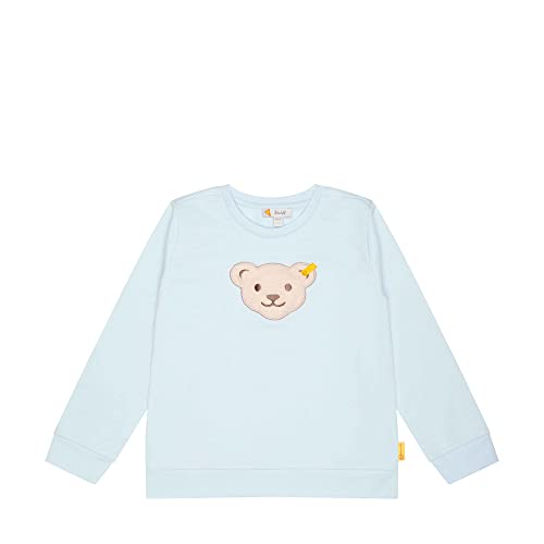 Steiff Jungen Kapuze Teddykopf mit Squeezer Sweatshirt, Omphalodes, 128 von Steiff