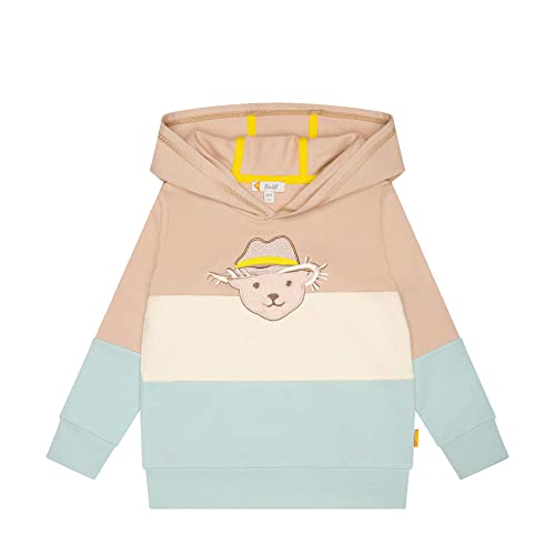 Steiff Jungen Kapuze Teddykopf ohne Squeezer Sweatshirt, Doeskin, 116 von Steiff