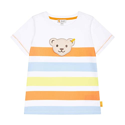 Steiff Jungen T-shirt met korte mouwen T Shirt, Nectarine, 80 EU von Steiff