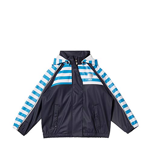 Steiff Jungen Rainjacket Raglan Regenjacke, Blau (Black Iris 3032), 92 (Herstellergröße: 092) von Steiff