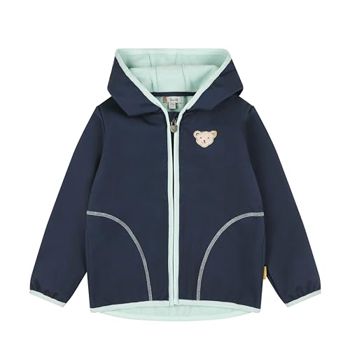 Steiff Jungen Softshelljacke, Blue Nights, 104 von Steiff