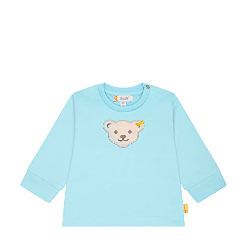 Steiff Jungen Sweatshirt, Blue Topaz, 74 EU von Steiff