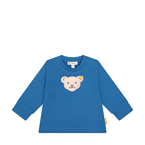 Steiff Jungen Sweatshirt, Bright Cobalt, 74 EU von Steiff