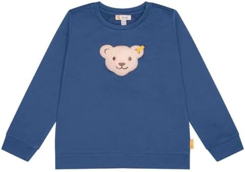 Steiff Jungen Sweatshirt, Bright Cobalt, 98 EU von Steiff