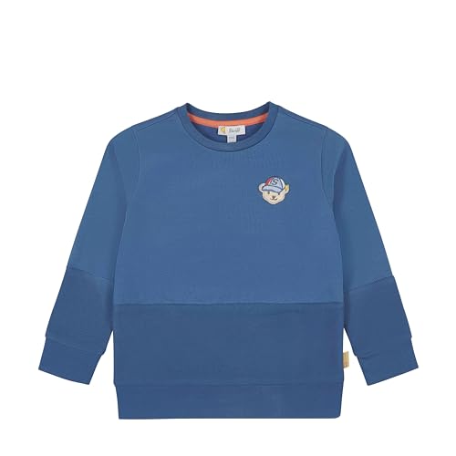 Steiff Jungen Sweatshirts ohne Kapuze, Catcher, Bijou Blue, 98 von Steiff