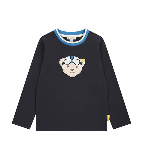 Steiff Jungen T-Shirt Langarm, Navy, 122 cm Steiff Jungen T-Shirt Langarm, Navy, 122 cm von Steiff