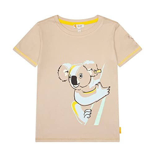 Steiff Jungen T-shirt Kurzarm T Shirt, Doeskin, 104 EU von Steiff