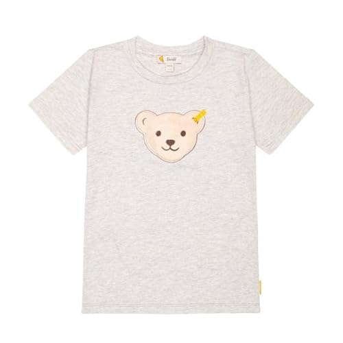 Steiff Jungen T-shirt Kurzarm T Shirt, Nimbus Cloud, 110 EU von Steiff