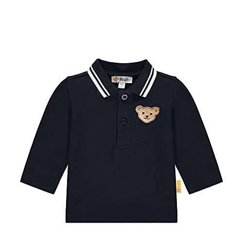 Steiff Jungen T-shirt Langarm T Shirt, Steiff Navy, 80 EU von Steiff