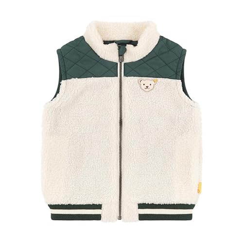 Steiff Jungen Teddy Fleece Weste, Eggnog, 116 von Steiff