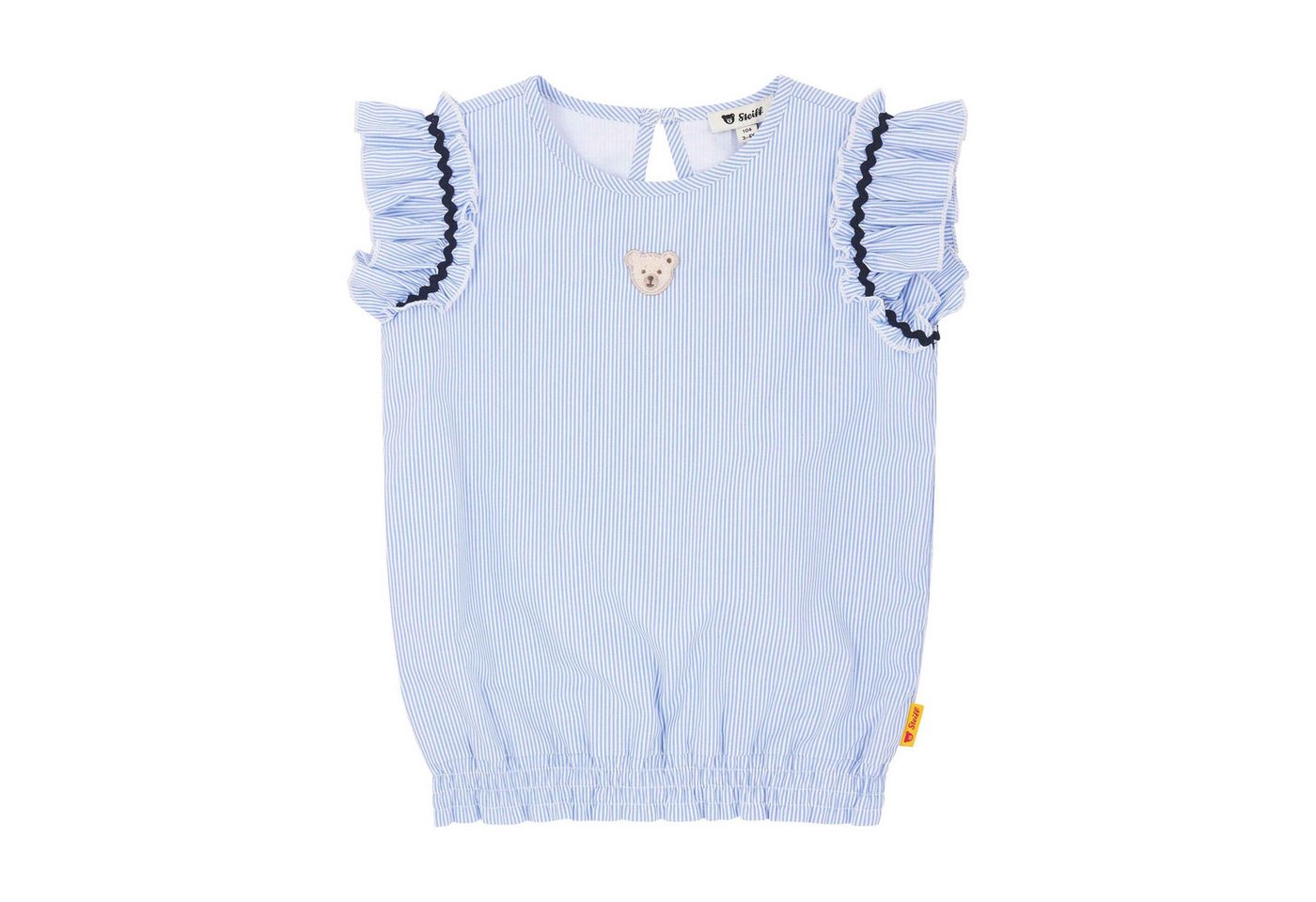 Steiff Kurzarmbluse Bluse kurzarm Summer Breeze, gefüttert von Steiff