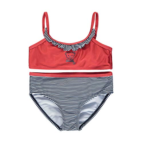 Steiff Mädchen Bikini Badebekleidungsset, Rot (Tango Red 4008), 98 (Herstellergröße: 098) von Steiff