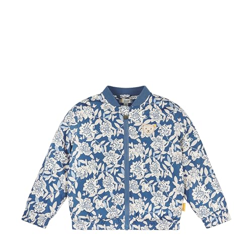 Steiff Mädchen Blouson Jacke, Bijou Blue, 128 von Steiff