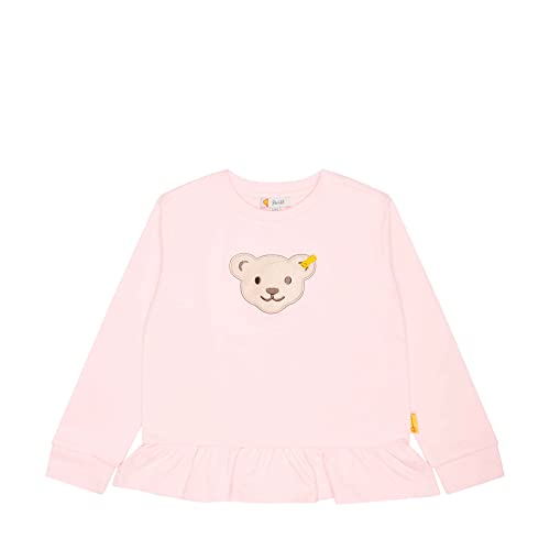 Steiff Mädchen Kapuze Teddykopf mit Squeezer Sweatshirt, Rose Shadow, 116 von Steiff