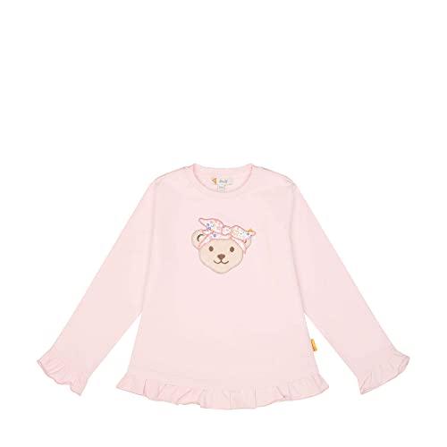 Steiff Mädchen Kapuze Teddykopf ohne Squeezer Sweatshirt, Rose Shadow, 116 von Steiff