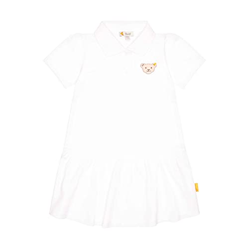 Steiff Mädchen Kleid, Bright White, 104 EU von Steiff