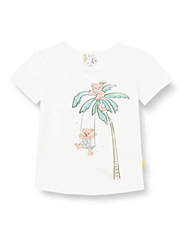 Steiff Mädchen Kurzarm T-Shirt, Cloud Dancer, 116 von Steiff