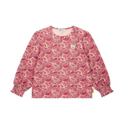 Steiff Mädchen Langarm Bluse, Peach Blossom, 110 cm von Steiff