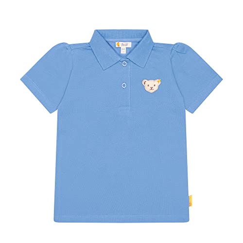 Steiff Mädchen Poloshirt Kurzarm Polohemd, Ultramarine, 92 EU von Steiff