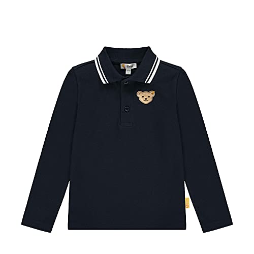 Steiff Mädchen Poloshirt met lange mouwen T Shirt, Steiff Navy, 92 EU von Steiff