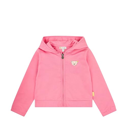 Steiff Mädchen Sweatjacke mit Kapuze, California Dream, BUBBLEGUM, 116 von Steiff