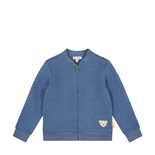 Steiff Mädchen Sweatjacke ohne Kapuze, Butterfly, BIJOU BLUE, 98 von Steiff