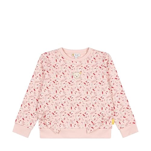 Steiff Mädchen Sweatshirt mit Rüschen Blumenmuster Unicorn von Steiff