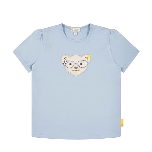 Steiff Mädchen T-Shirts Kurzarm, Butterfly, Brunnera Blue, 116 von Steiff