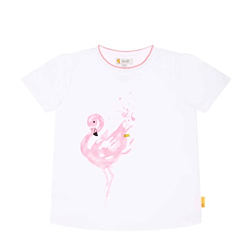 Steiff Mädchen T-shirt Kurzarm T Shirt, Bright White, 92 EU von Steiff