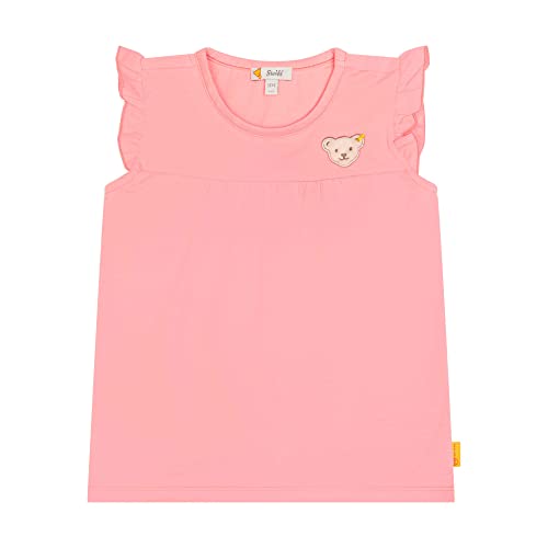 Steiff Mädchen T-shirt Kurzarm T Shirt, Salmon Rose, 104 EU von Steiff