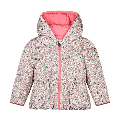 Steiff Mädchen Wendejacke mit Kapuze Jacke, Barely PINK, 098 von Steiff