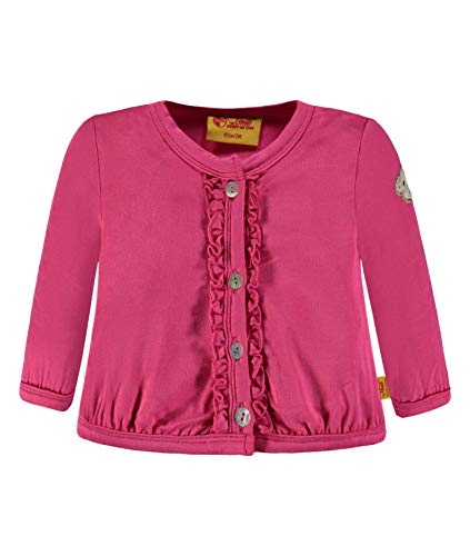 Steiff Navy Kids Mädchen Shirtjacke, Fandango pink 6833213 gr.116(eher 110) von Steiff
