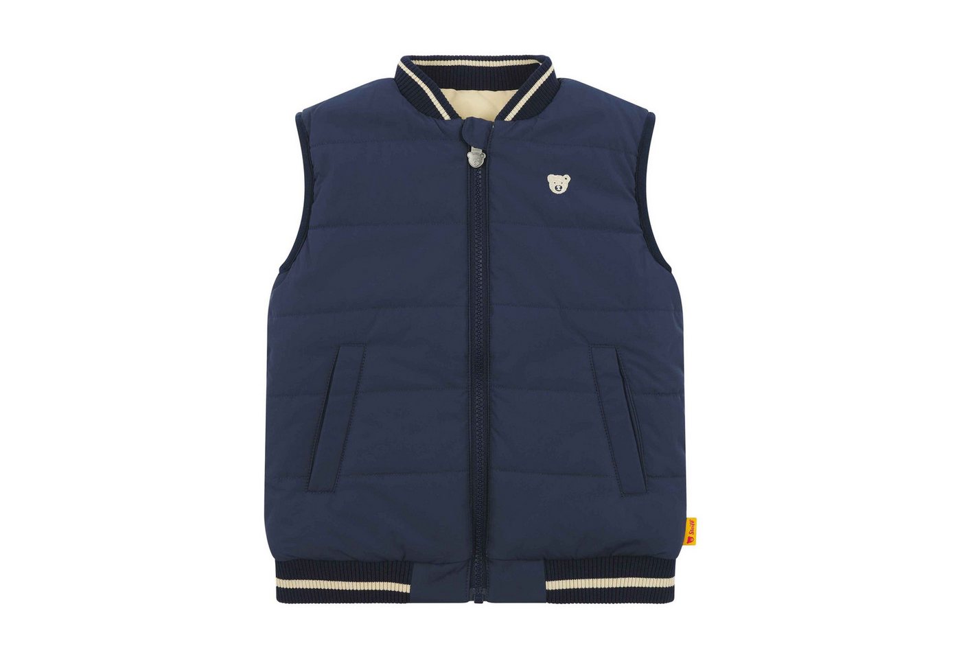 Steiff Outdoorjacke Wendeweste Sharky, Reflektor, gefüttert, wattiert von Steiff