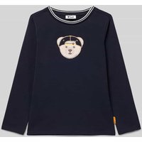 Steiff Regular Fit Longsleeve mit Logo-Stitching in Marine, Größe 122 Steiff Regular Fit Longsleeve mit Logo-Stitching in Marine, Größe 122 von Steiff