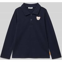 Steiff Regular Fit Longsleeve mit Logo-Stitching in Marine, Größe 92 Steiff Regular Fit Longsleeve mit Logo-Stitching in Marine, Größe 92 von Steiff