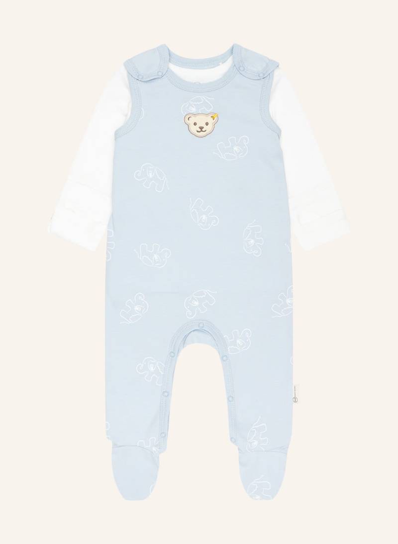 Steiff Set Wellness: Strampler Und Longsleeve blau von Steiff