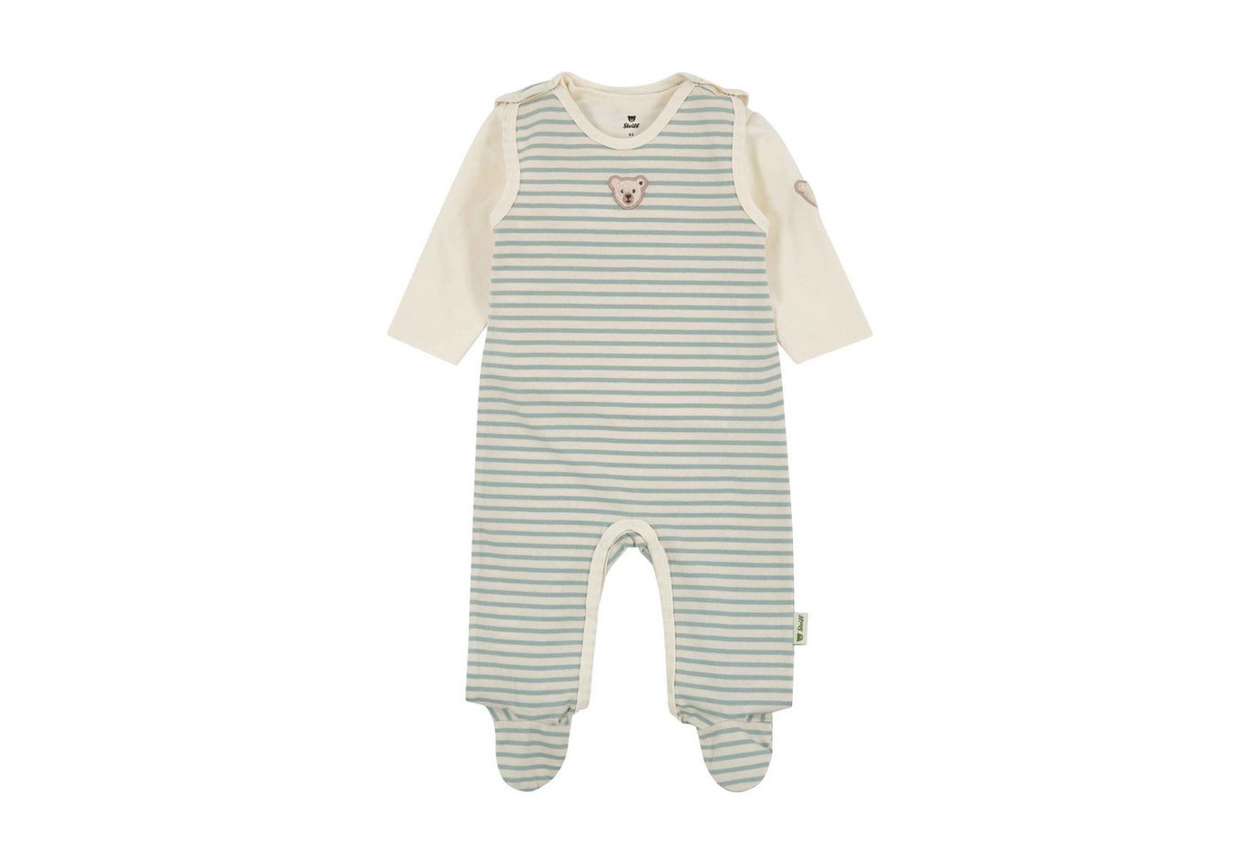 Steiff Strampler Set Strampler + T-Shirt langarm Baby Wellness von Steiff