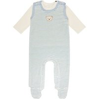 Steiff Strampler-Set stripes celestail blue von Steiff