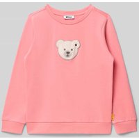 Steiff Sweatshirt mit Motiv-Stitching in Lachs, Größe 104 Steiff Sweatshirt mit Motiv-Stitching in Lachs, Größe 104 von Steiff
