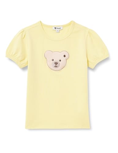 Steiff T-Shirt Kurzarm EU Größe 110 Yellow pear, Kurzarm Shirt, Sommer Shirt für Kinder, Babyoberteil, ideales Basic Shirt, bequem und weich, waschmaschinenfest von Steiff