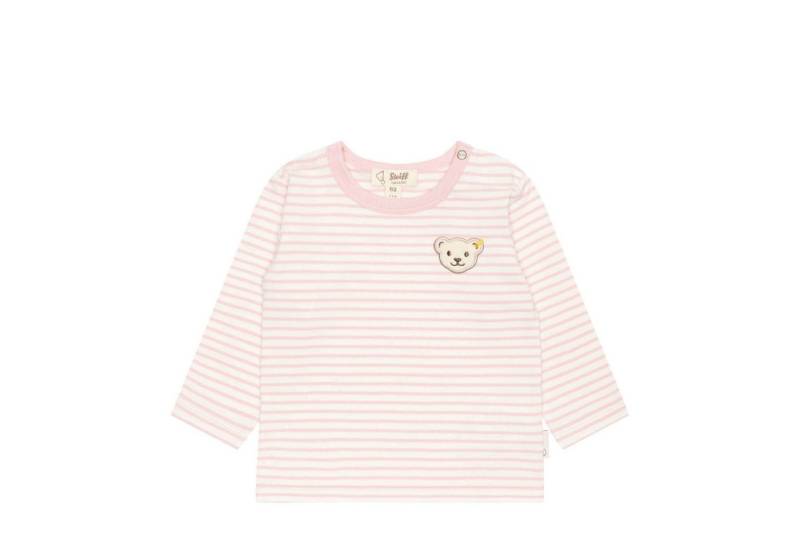 Steiff T-Shirt T-Shirt langarm GOTS Baby Wellness mit Teddykopf von Steiff