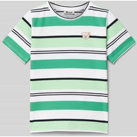 Steiff T-Shirt mit Label-Patch in Gruen, Größe 110 von Steiff