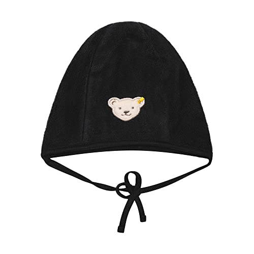 Steiff Unisex Baby Basic Bommel Beanie-Mütze, Navy, 43 von Steiff