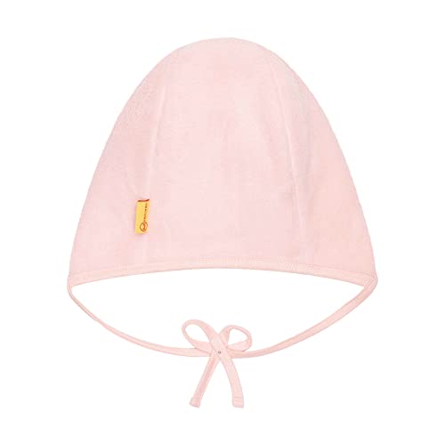 Steiff Unisex Baby Basic Bommel Beanie-Mütze, Silver PINK, 43 von Steiff